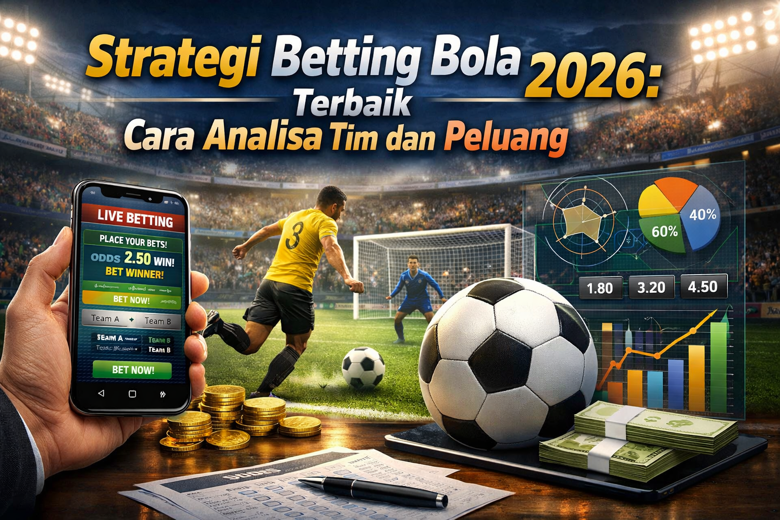 Strategi Betting Bola Terbaik 2026: Cara Analisa Tim dan Peluang